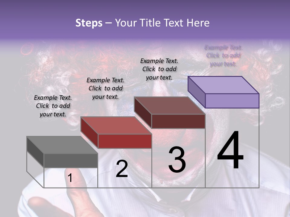 Upset Goofy Red Nose PowerPoint Template