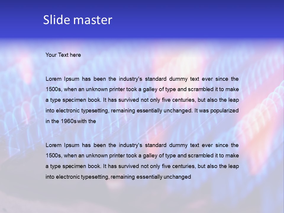 Hob Combustion Power PowerPoint Template