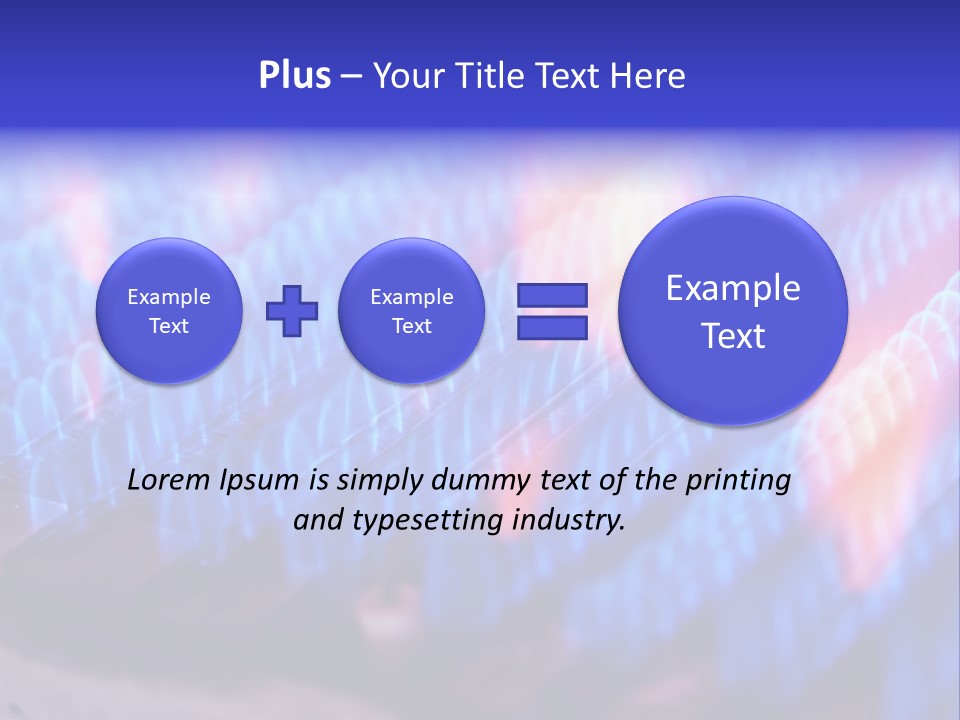 Hob Combustion Power PowerPoint Template