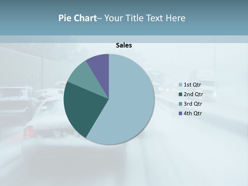 City Shower Highway PowerPoint Template