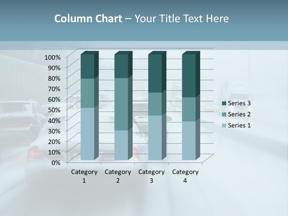 City Shower Highway PowerPoint Template