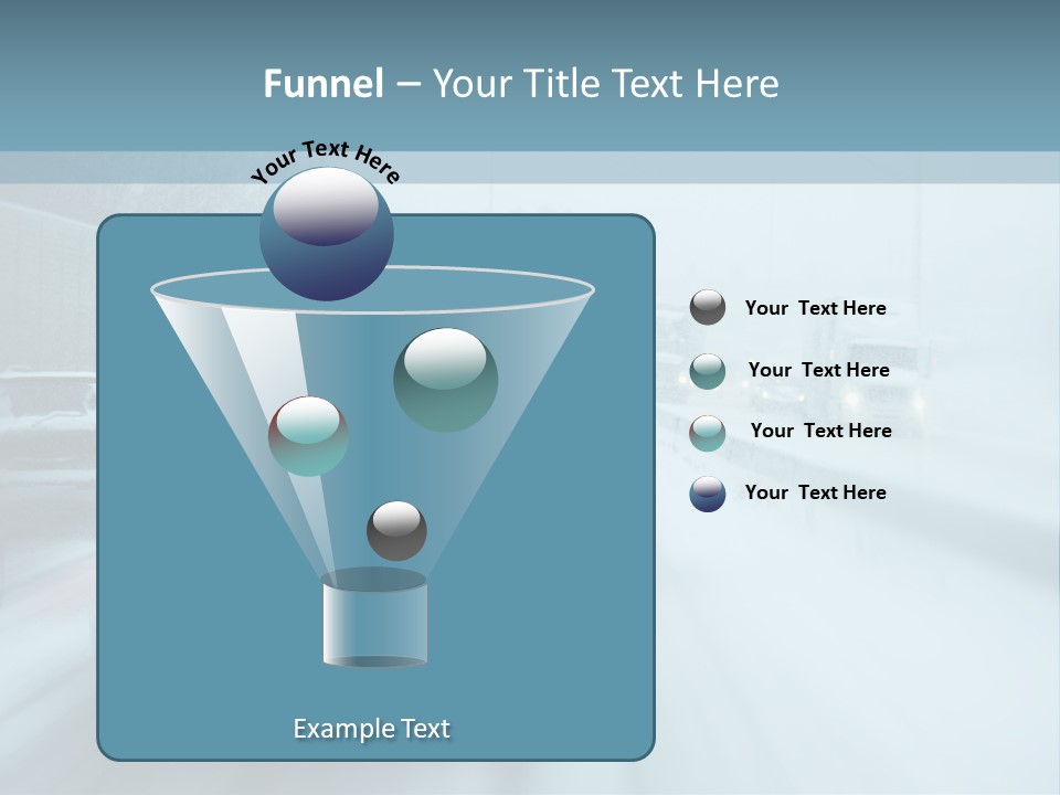City Shower Highway PowerPoint Template