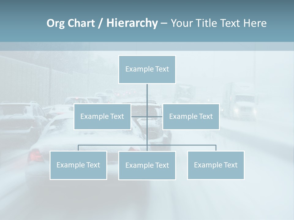City Shower Highway PowerPoint Template