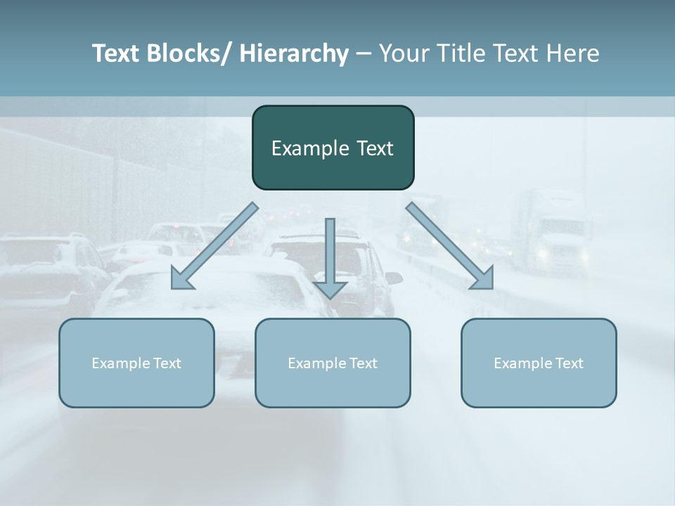 City Shower Highway PowerPoint Template