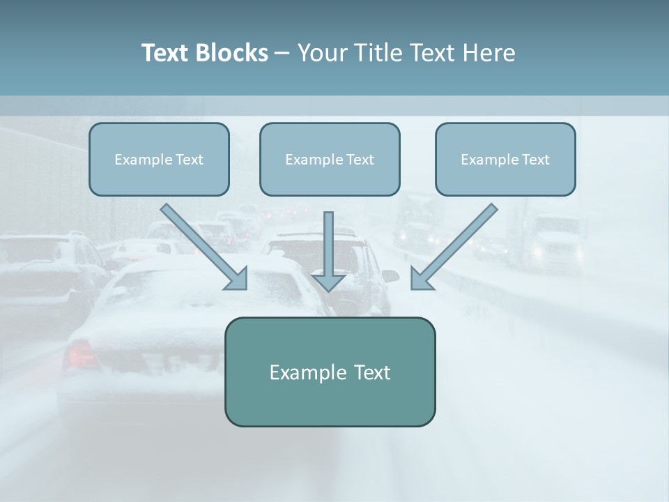 City Shower Highway PowerPoint Template