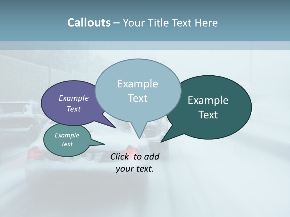 City Shower Highway PowerPoint Template