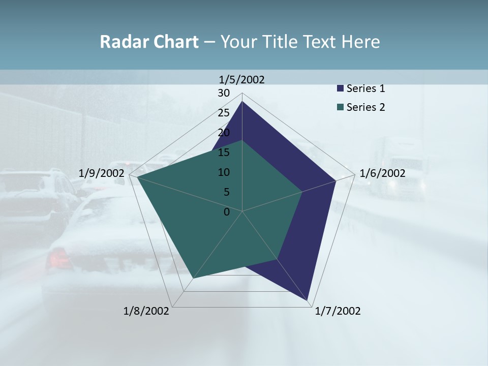 City Shower Highway PowerPoint Template