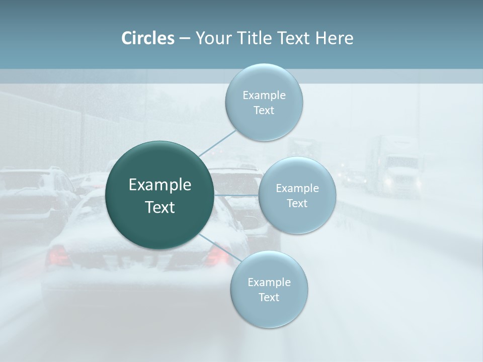 City Shower Highway PowerPoint Template