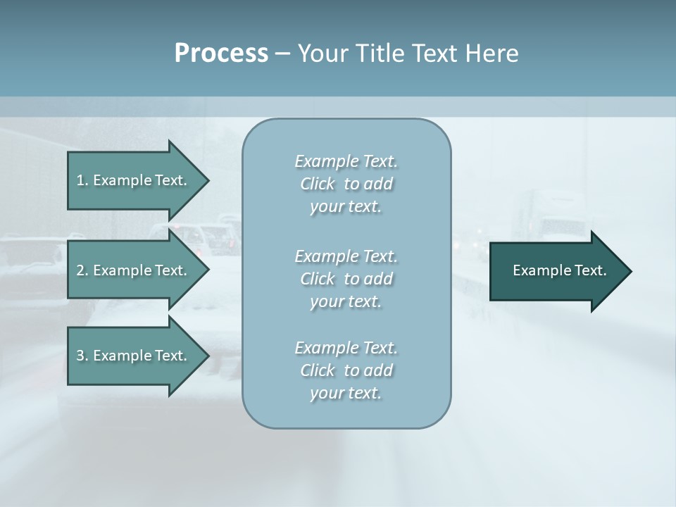 City Shower Highway PowerPoint Template