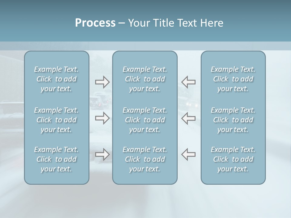 City Shower Highway PowerPoint Template