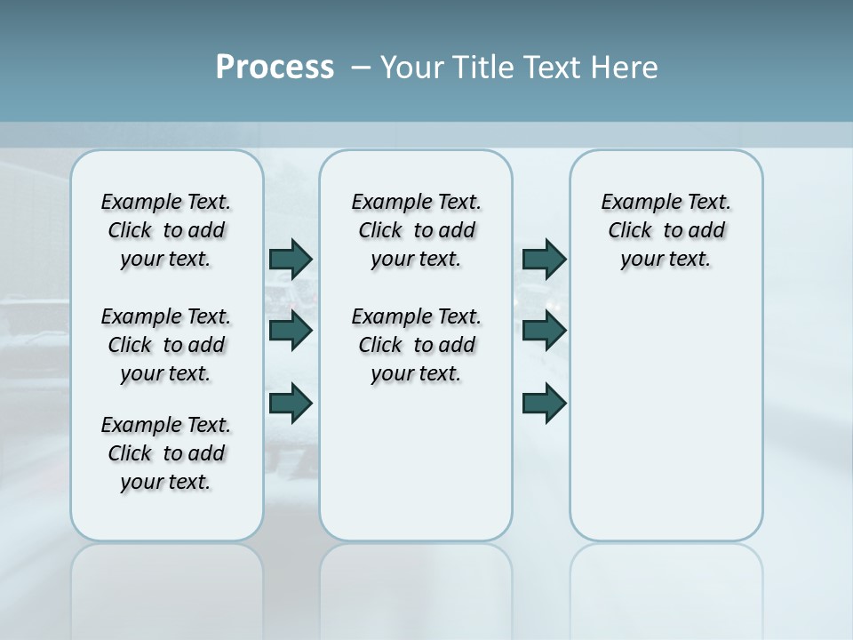 City Shower Highway PowerPoint Template