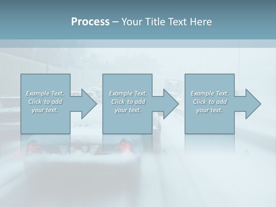 City Shower Highway PowerPoint Template