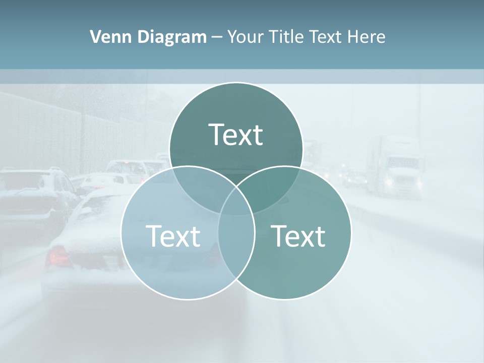 City Shower Highway PowerPoint Template