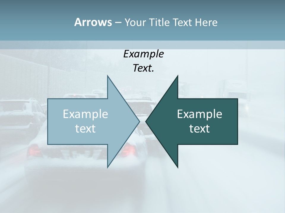 City Shower Highway PowerPoint Template