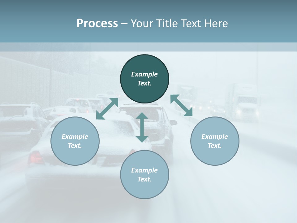 City Shower Highway PowerPoint Template