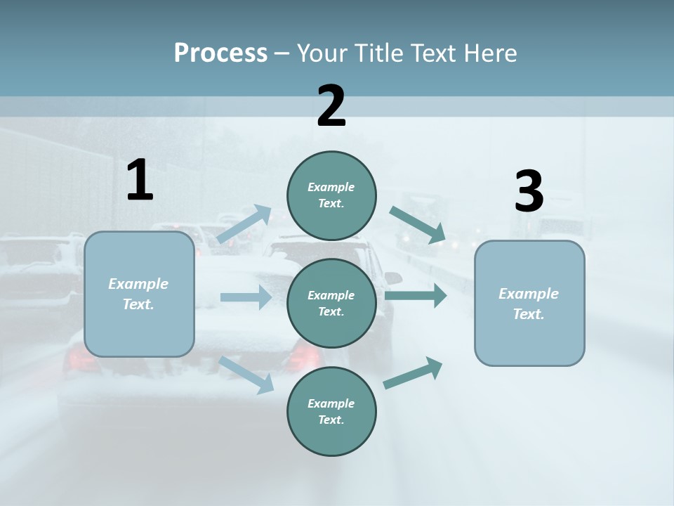 City Shower Highway PowerPoint Template