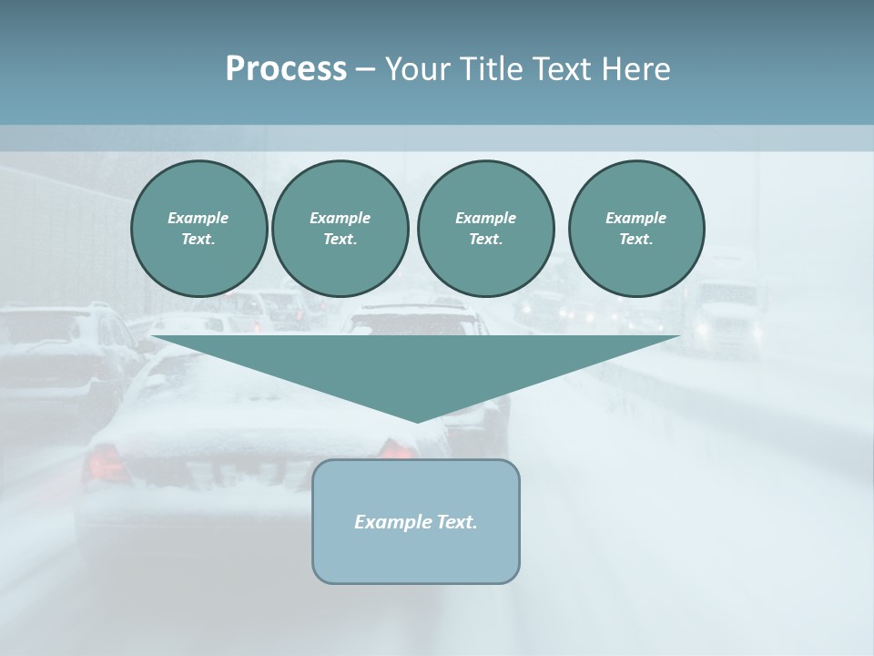 City Shower Highway PowerPoint Template