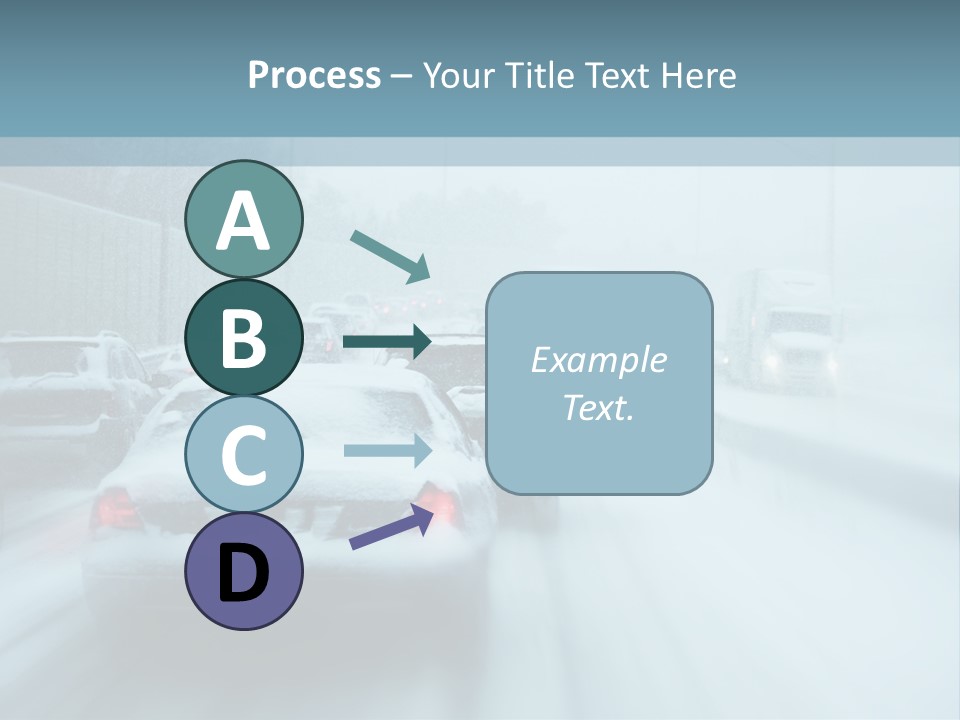 City Shower Highway PowerPoint Template