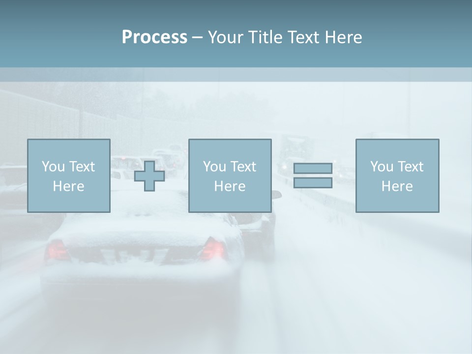 City Shower Highway PowerPoint Template