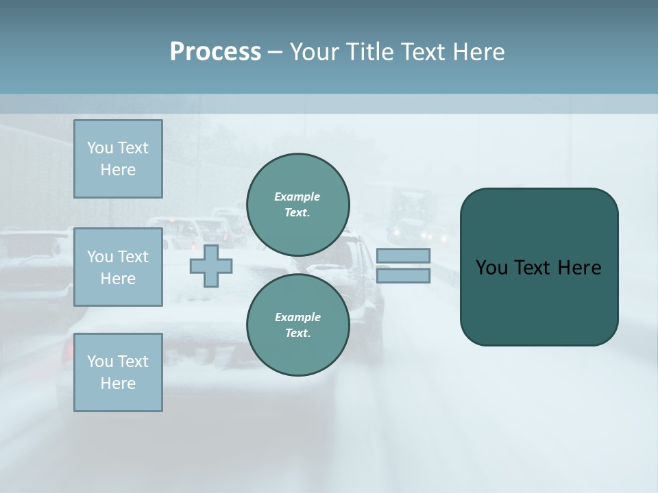 City Shower Highway PowerPoint Template