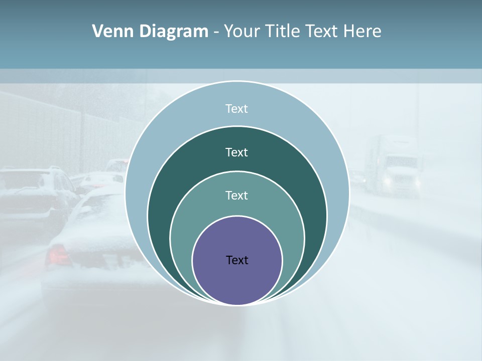 City Shower Highway PowerPoint Template