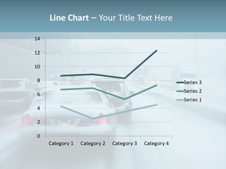 City Shower Highway PowerPoint Template
