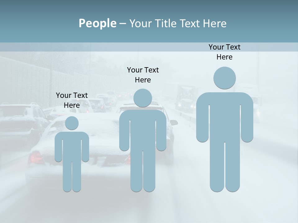 City Shower Highway PowerPoint Template