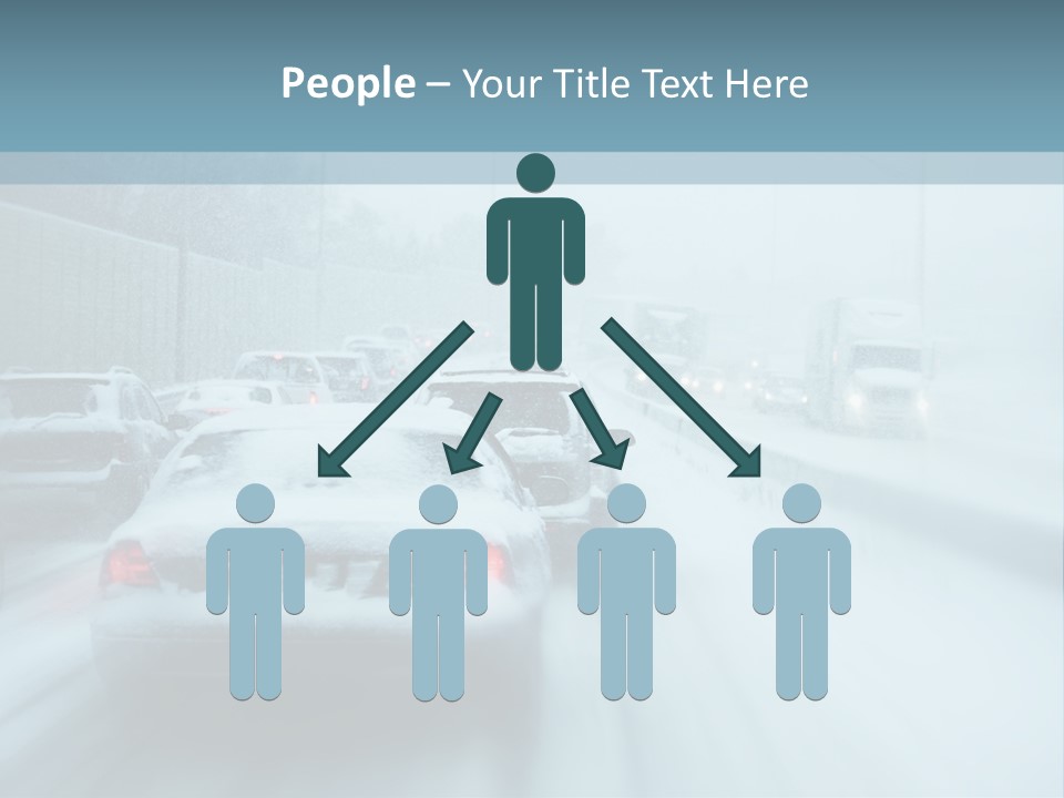 City Shower Highway PowerPoint Template