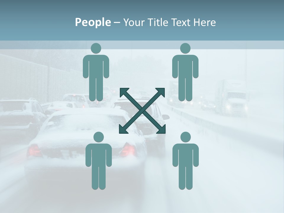 City Shower Highway PowerPoint Template