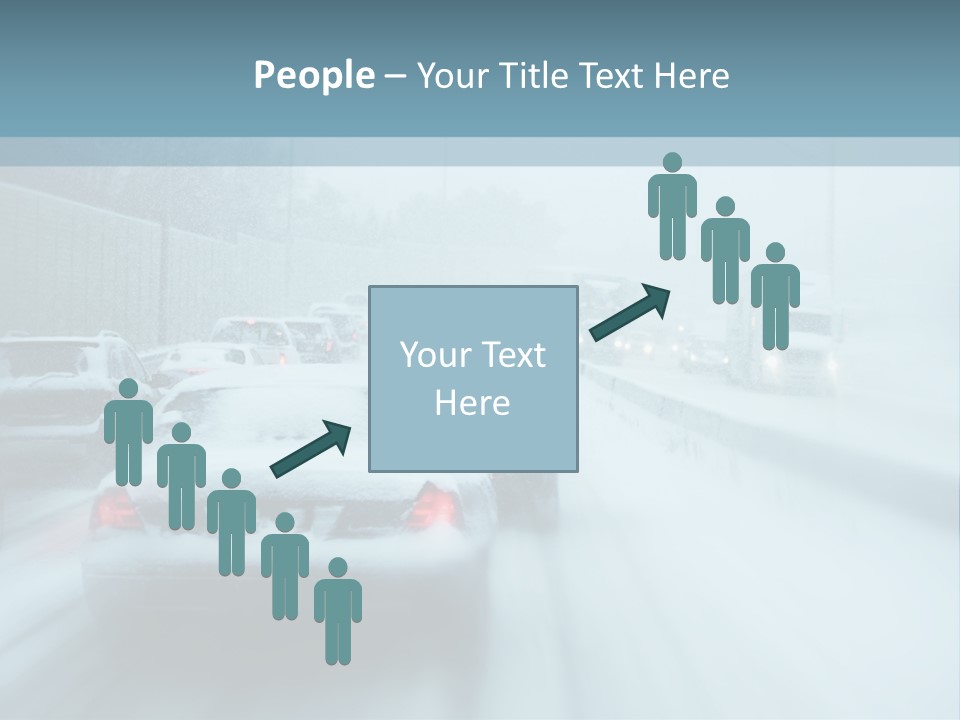 City Shower Highway PowerPoint Template