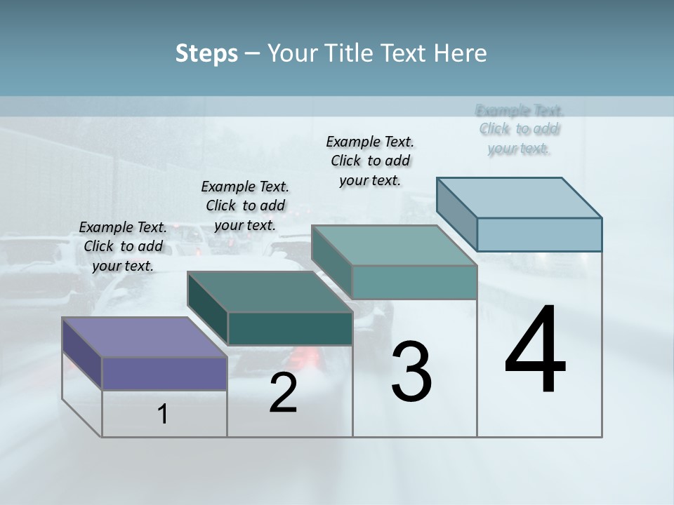 City Shower Highway PowerPoint Template