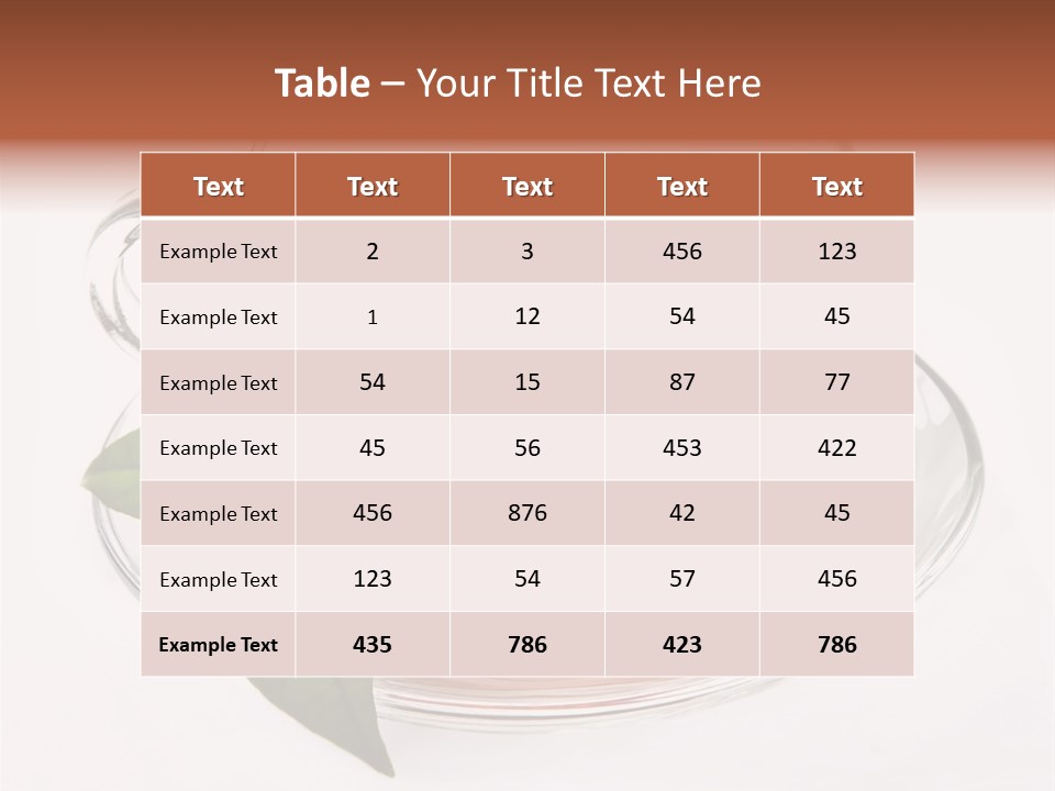 Sweet Filled Herb PowerPoint Template