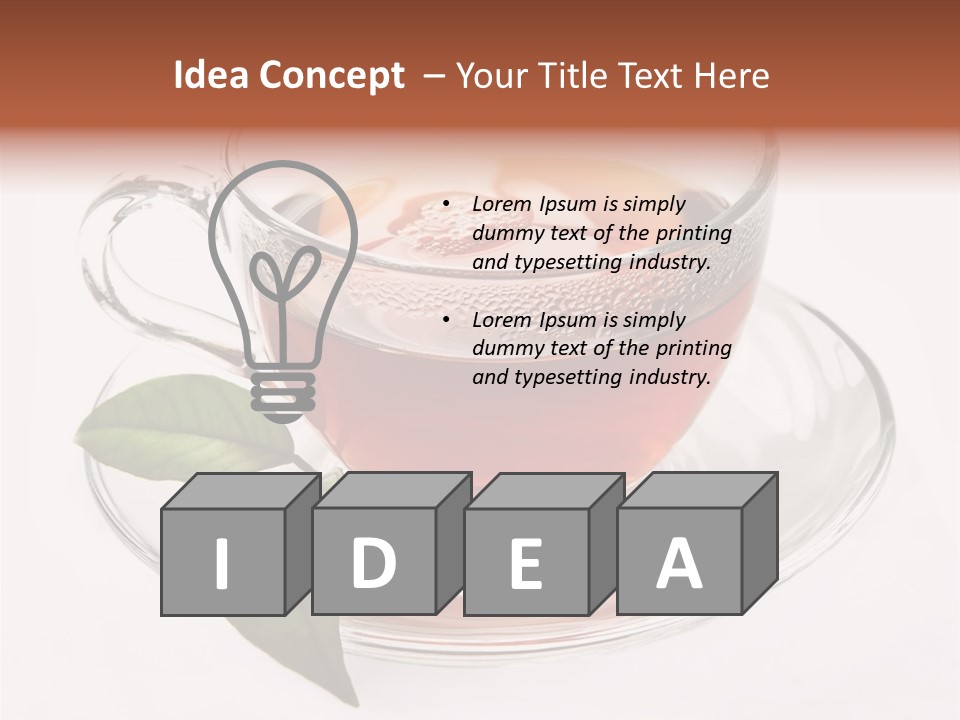 Sweet Filled Herb PowerPoint Template