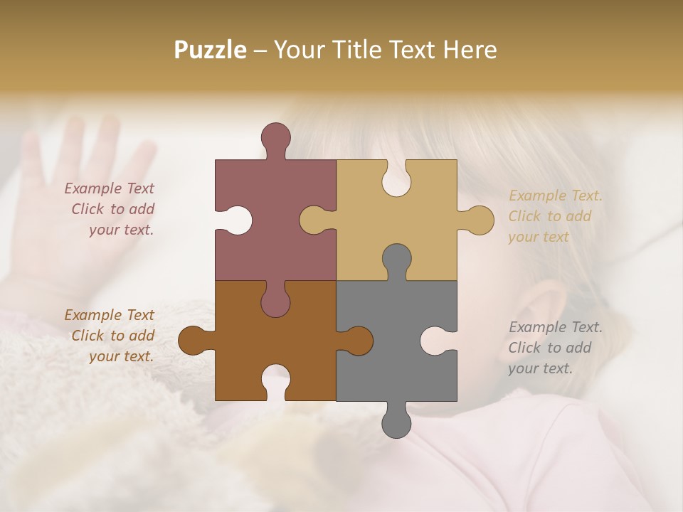 Snuggle Dream Cute PowerPoint Template
