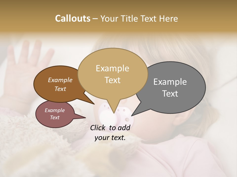 Snuggle Dream Cute PowerPoint Template