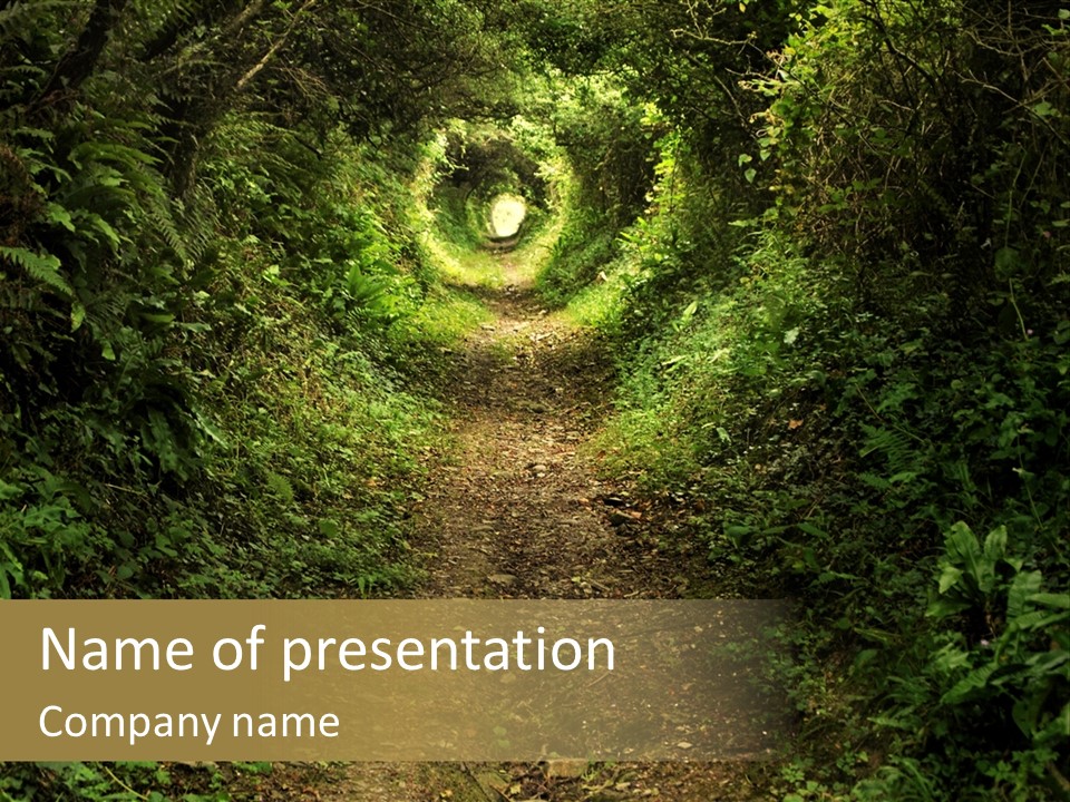 Nature Grass Rural PowerPoint Template