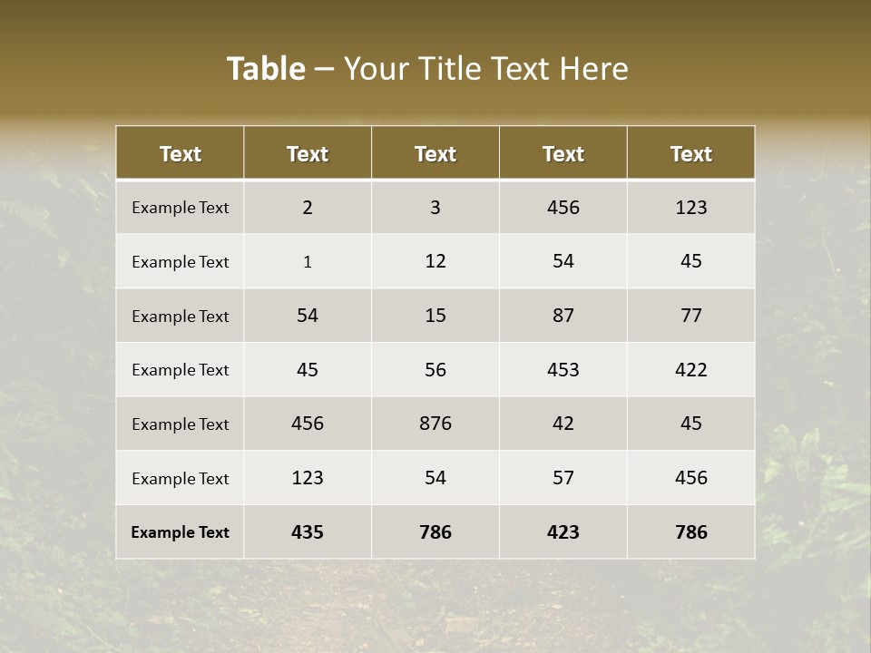 Nature Grass Rural PowerPoint Template