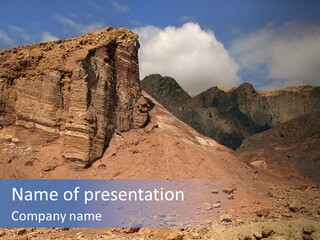 Empty Trip Scenic PowerPoint Template