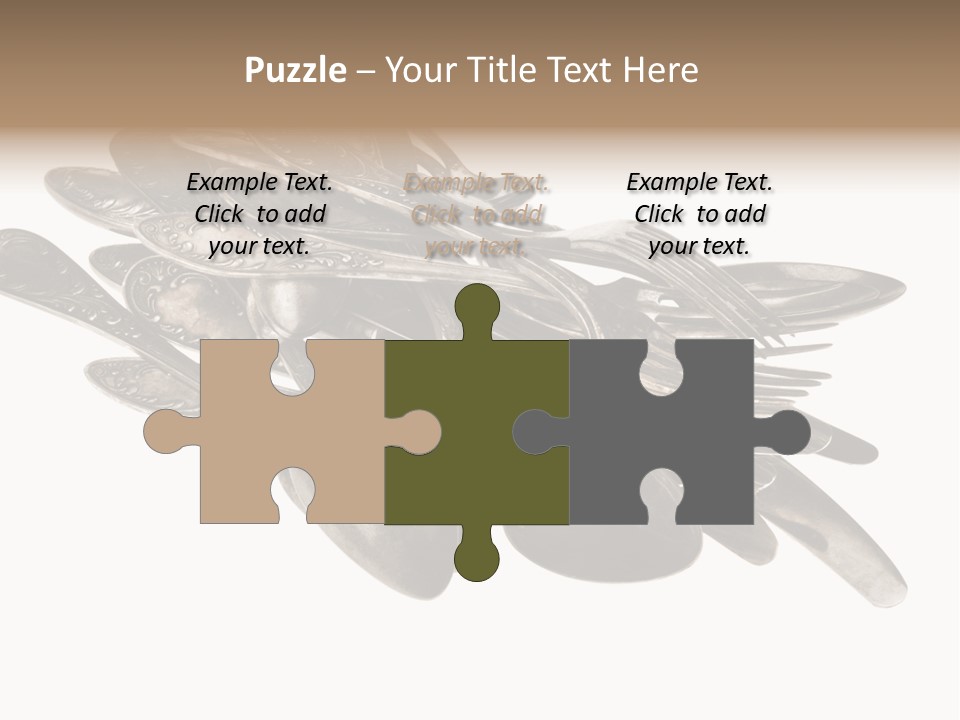 Food Retro Fork PowerPoint Template