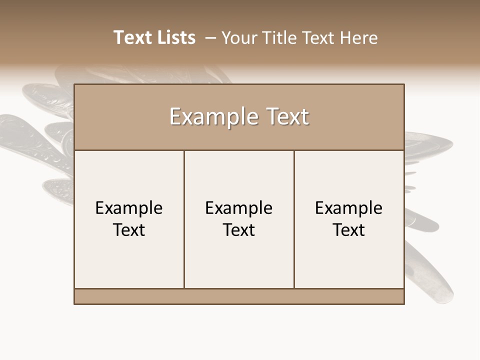 Food Retro Fork PowerPoint Template