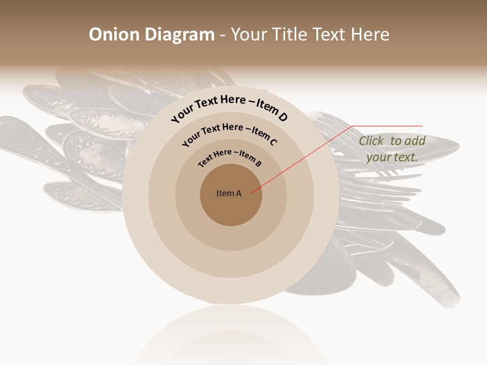 Food Retro Fork PowerPoint Template