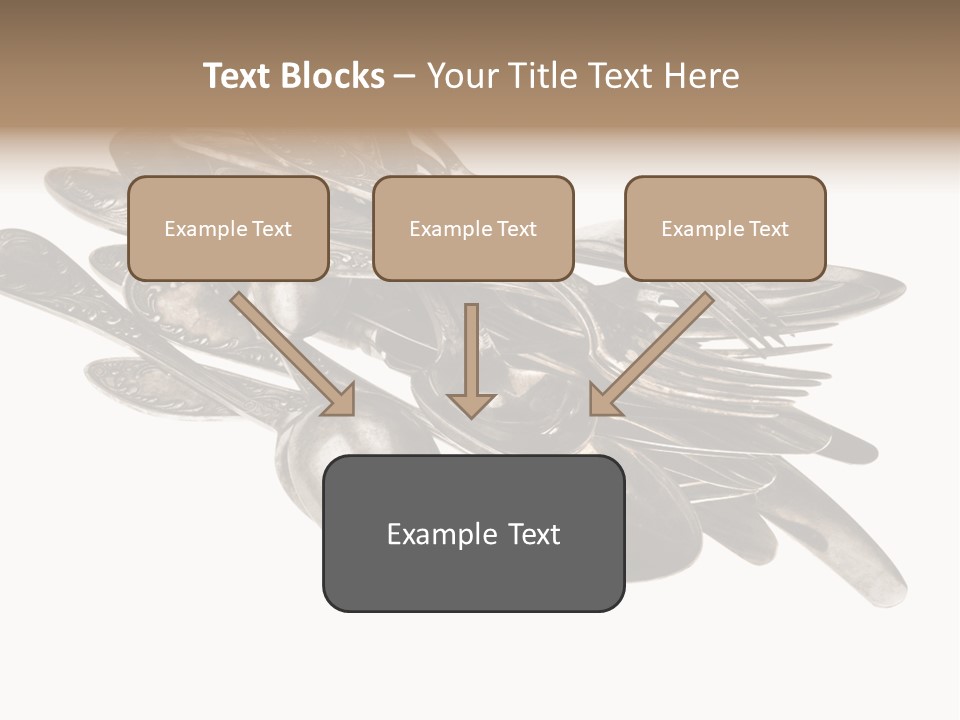 Food Retro Fork PowerPoint Template