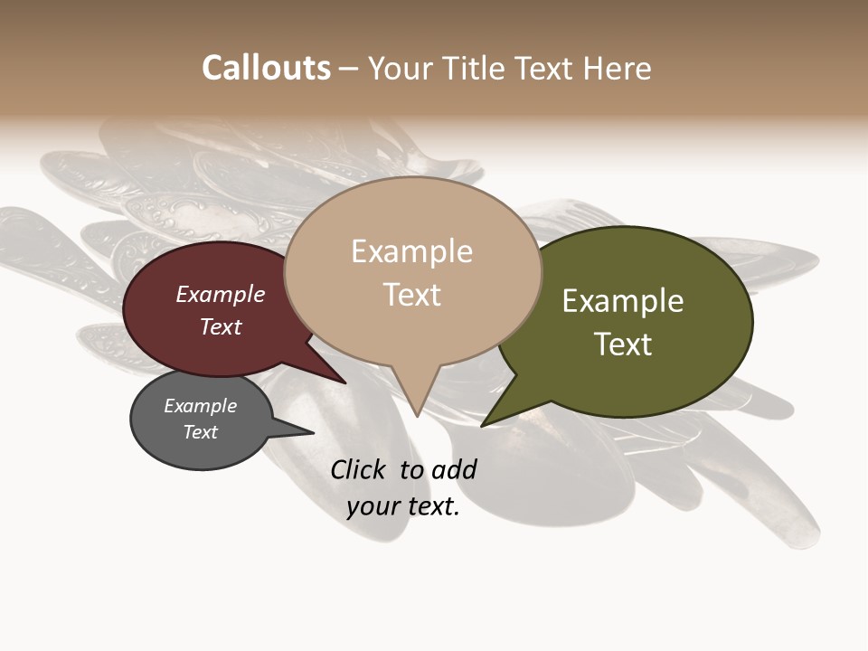 Food Retro Fork PowerPoint Template