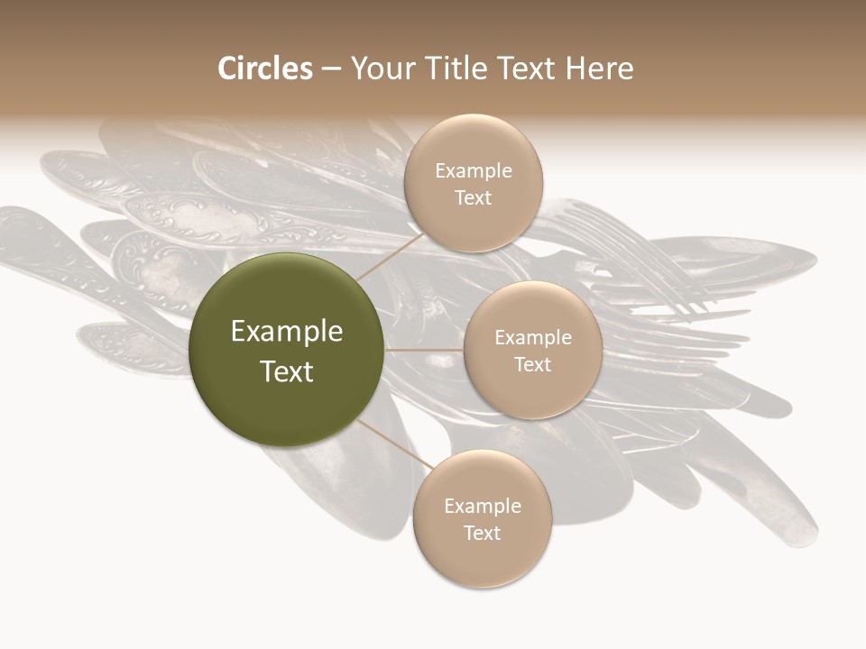 Food Retro Fork PowerPoint Template