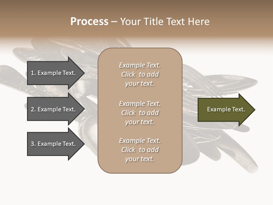 Food Retro Fork PowerPoint Template
