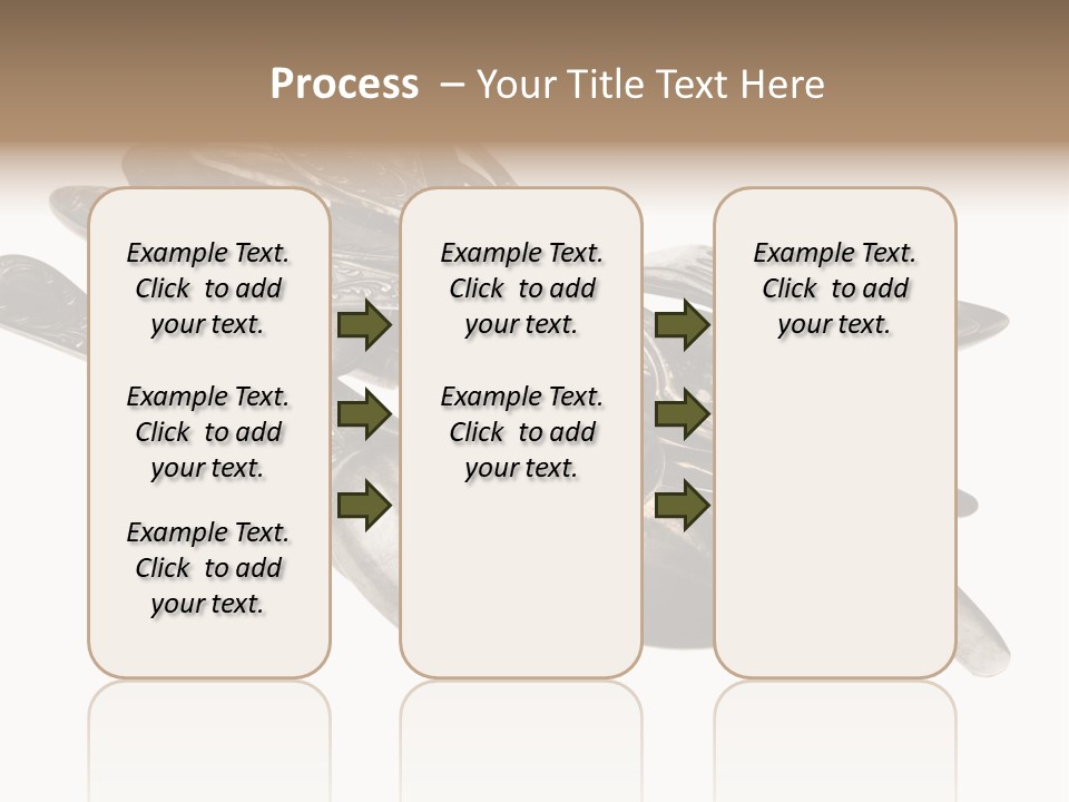 Food Retro Fork PowerPoint Template