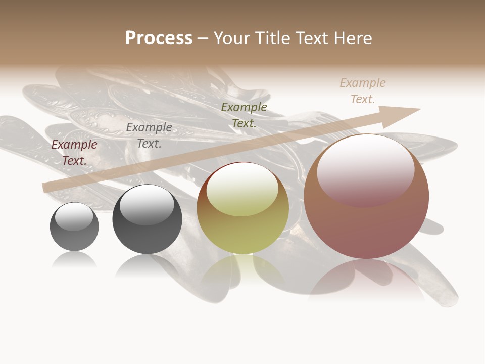 Food Retro Fork PowerPoint Template