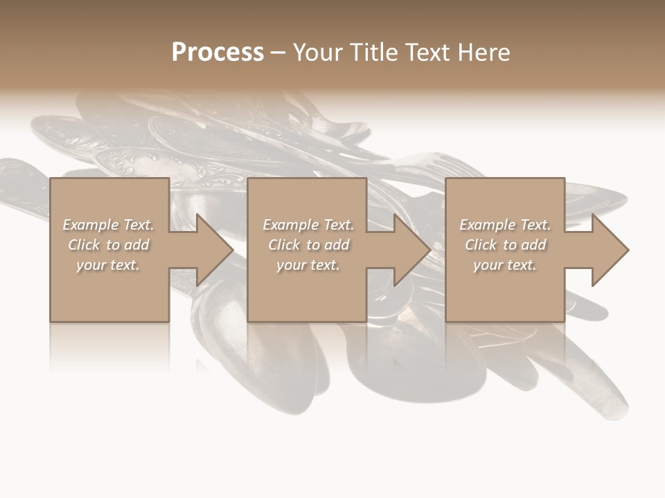 Food Retro Fork PowerPoint Template
