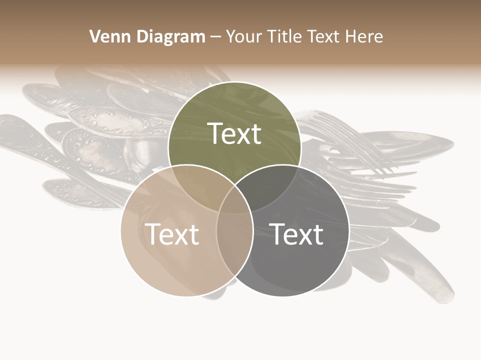 Food Retro Fork PowerPoint Template