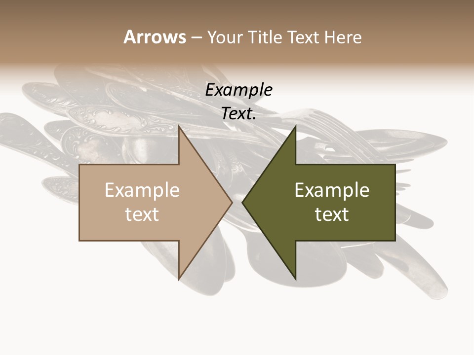 Food Retro Fork PowerPoint Template